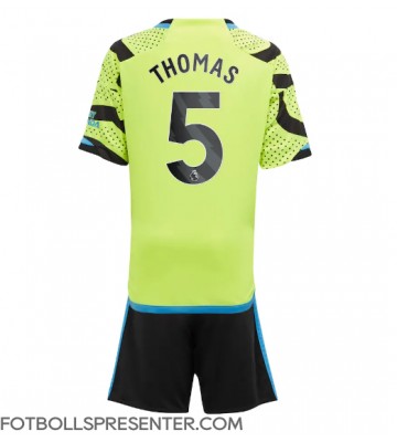 Arsenal Thomas Partey #5 Bortatröja Barn 2023-24 Kortärmad (+ korta byxor)